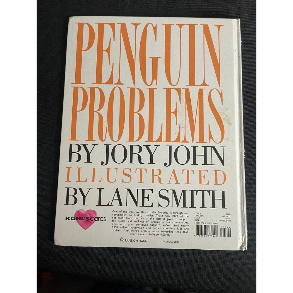 Penguin Problems Jory John Lane Smith Hardcover Kohls Cares Childrens Book